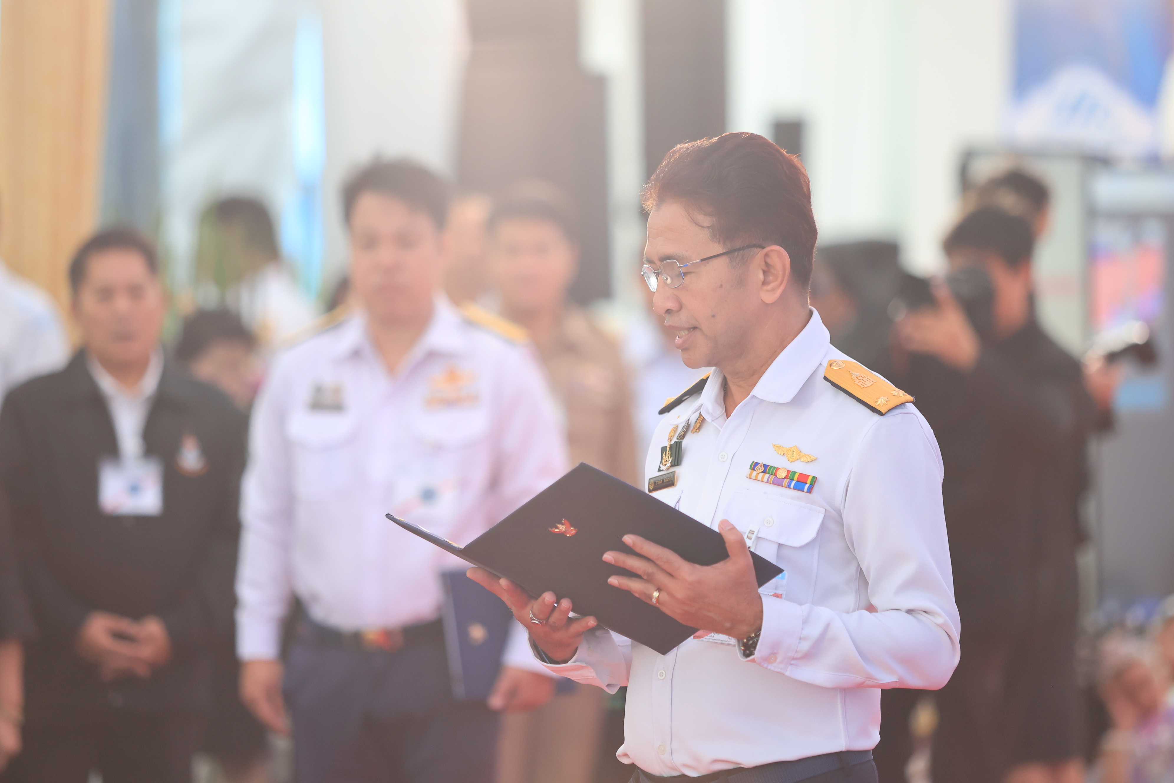 title - สำนักงานการปฏิรูปที่ดินเพื่อเกษตรกรรม ร่วมเฝ้าฯ รับเสด็จ สมเด็จพระกนิษฐาธิราชเจ้า กรมสมเด็จพระเทพรัตนราชสุดาฯ สยามบรมราชกุมารี เสด็จเป็นองค์ประธานเปิดงาน “วันสถาปนากรมประมง ครบรอบ 100 ปี”